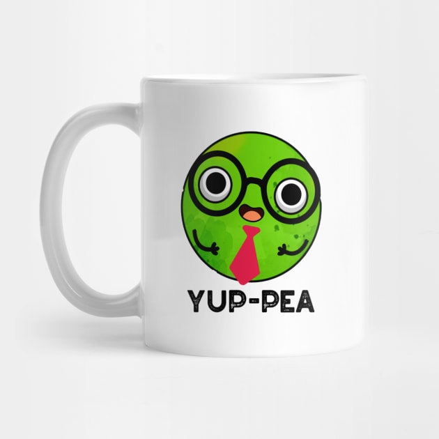 Yup-pea Funny Yuppie Veggie Pea Pun by punnybone